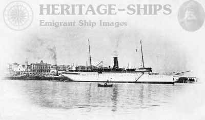 Meteor, Hamburg America Line steamship - at Algiers