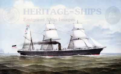 Saxonia - Hamburg America Line steamship