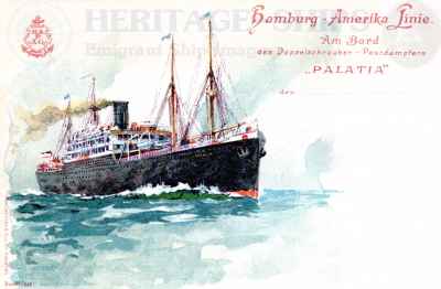 Palatia, Hamburg America Line steamship