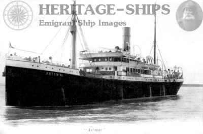 Antonina, Hamburg America Line steamship