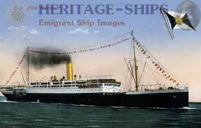 Furst Bismarck (2), Hamburg America Line steamship