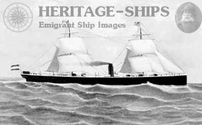 Holsatia (1), Hamburg America Line steamship
