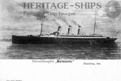 Normannia (2) - Hamburg America Line steamship