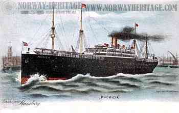 S/S Phoenicia, Hamburg America Line steamship