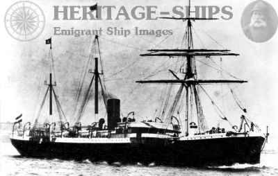 Hamburg America Line steamship Rhaetia (1)