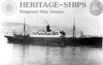 Rhaetia (2), Hamburg America Line steamship.