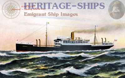 Rhenania (3), Hamburg America Line steamship