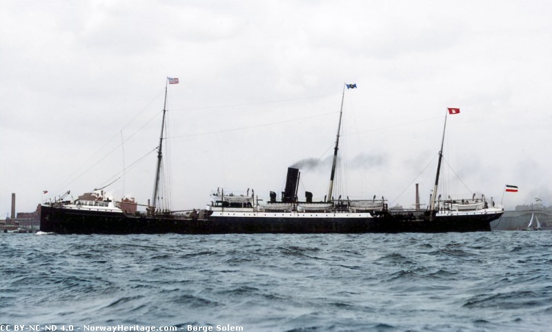 Rugia (1), Hamburg America Line steamship.