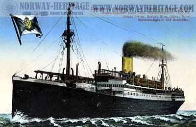 Westphalia (3), Hamburg America Line steamship