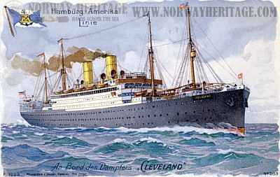 Cleveland, Hamburg America Line steamship