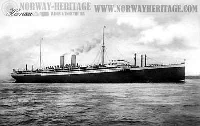 Hansa (2), Hamburg America Line steamship