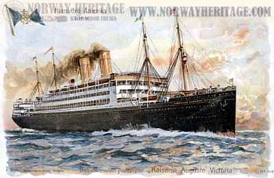 Kaiserin Auguste Victoria, Hamburg America Line steamship