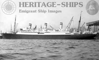 Resolute, Hamburg America Line steamship.