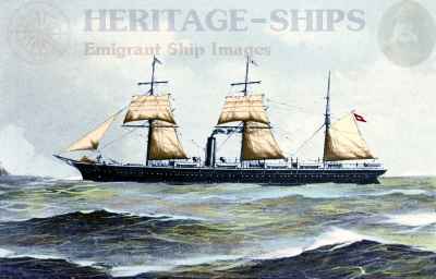 Saxonia, Hamburg America Line steamship