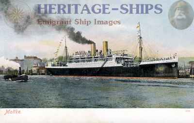 Moltke, Hamburg America Line steamship