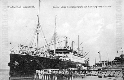 Cincinnati, Hamburg America Line steamship