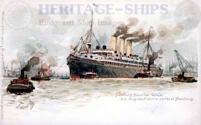 Auguste Victoria, Hamburg America Line steamship