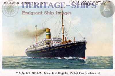 Rijndam, Holland America Line steamship