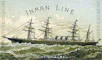 City of Rome, Inman Line steamship