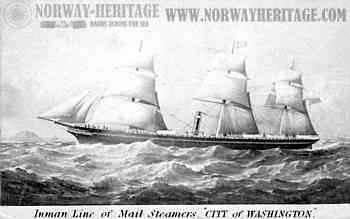 City of Washington, Inman Line steamship
