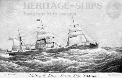 Canada, National Line steamship