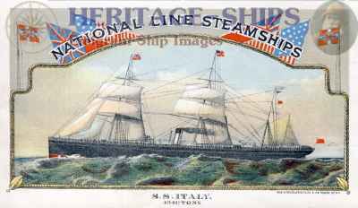 Italy, National Line steamship