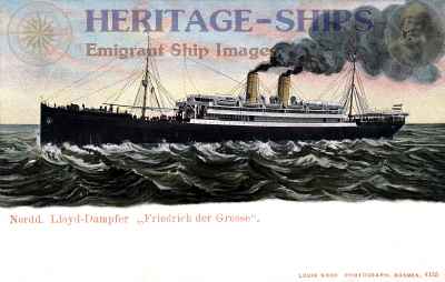 Friedrich der Grosse, Norddeutscher Lloyd steamship