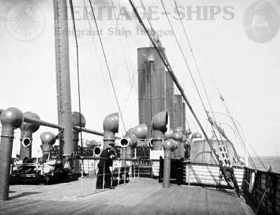 Kaiser Wilhelm der Grosse - the boat deck