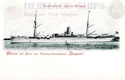 Bayern, Norddeutscher Lloyd steamship
