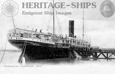 Gera - Norddeutscher Lloyd steamship