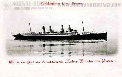 Kaiser Wilhelm der Grosse, Norddeutscher Lloyd steamship