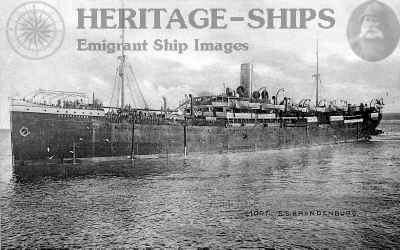 Brandenburg, Norddeutscher Lloyd steamship