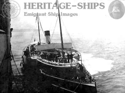 Kaiser Wilhelm der Grosse - tender Lloyd alongside at Cherbourg
