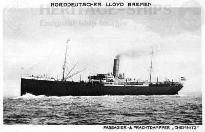 Chemnitz, Norddeutscher Lloyd steamship