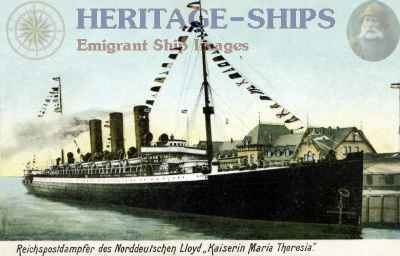 Kaiserin Maria Theresia (ex Spree), Norddeutscher Lloyd steamship