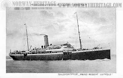 Prinzregent Luitpold, Norddeutscher Lloyd steamship