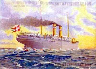 Kristianiafjord, Norwegian America Line steamship