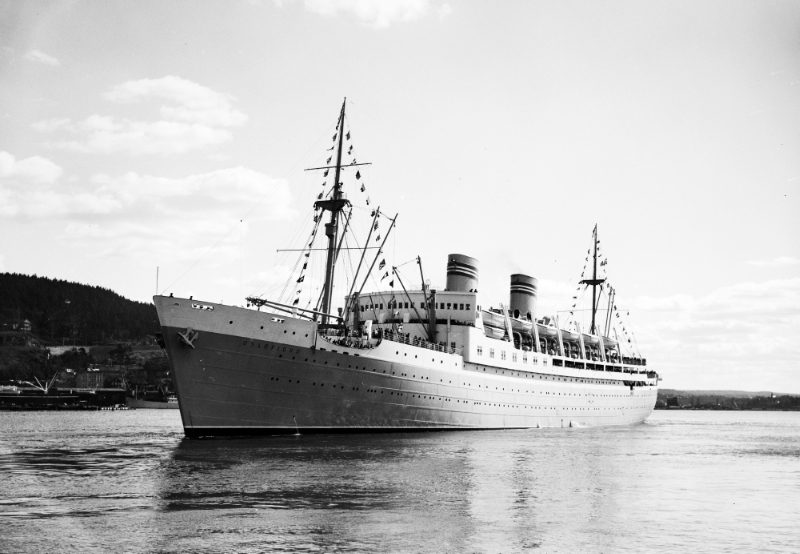 S.S. Oslofjord (2), Norwegian America Line steamship
