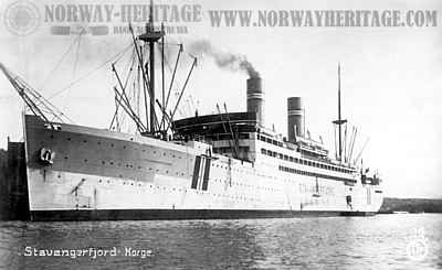 Stavangerfjord, Norwegian America Line steamship