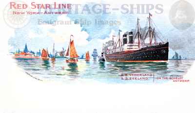 Vaderland (2) and Zeeland (2) of the Red Star Line