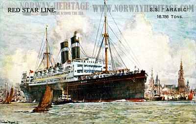 Arabic, Red Star Line steamship