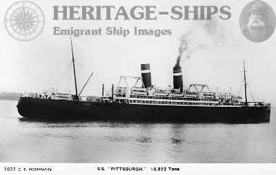 Pittsburgh, Red Star Line steamship