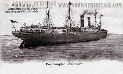 S/S Zeeland (2) of the Red Star Line