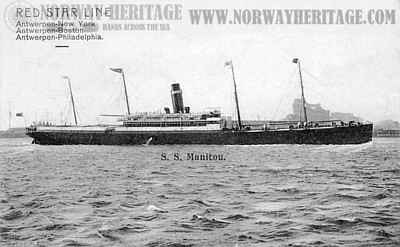 Manitou, Red Star Line steamship
