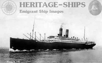 Frederik VIII - Scandinavian America Line steamship