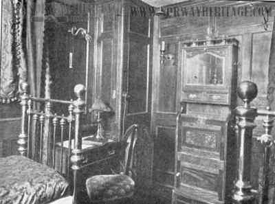 One of two chambres de luxe on the S/S Oscar II