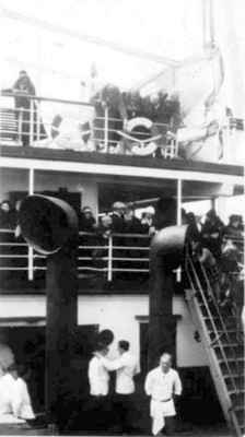 Snapshot from a voyage on the S/S United States in May 1930, from Denmark to New York via Halifax