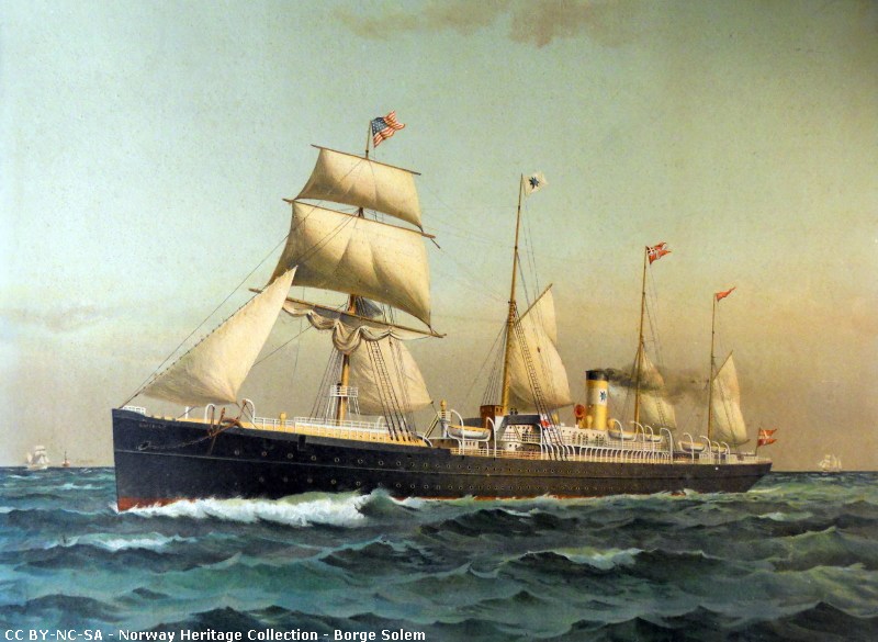 S.S. Amerika, Thingvalla Line steamship