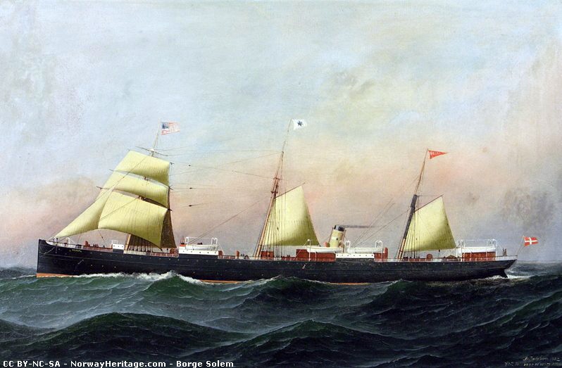 S.S. Hekla (1), Thingvalla Line steamship