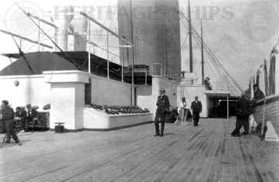 Baltic (2) - upper promenade deck in 1905